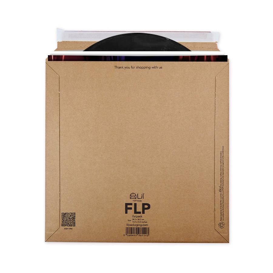 Vinyl record strong corrugated cardboard envelope packaging mailer