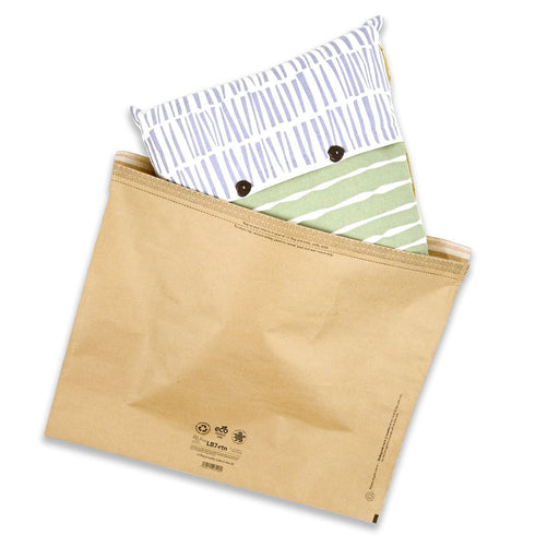 kraft paper mail bag eco friendly plastic free postal packaging
